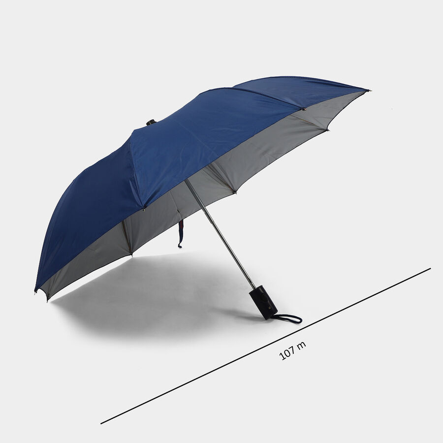 Navy Blue Polyester Umbrella, , large