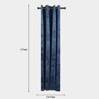 5ft. Dark Blue Window Curtain, , small image number null