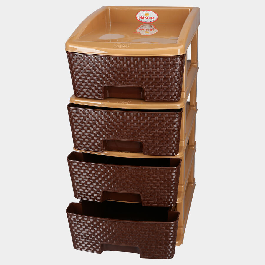 4-Tier Plastic Multi-Drawer Organizer, , large image number null