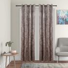 7ft. Grey Velvet Door Curtain, , small image number null