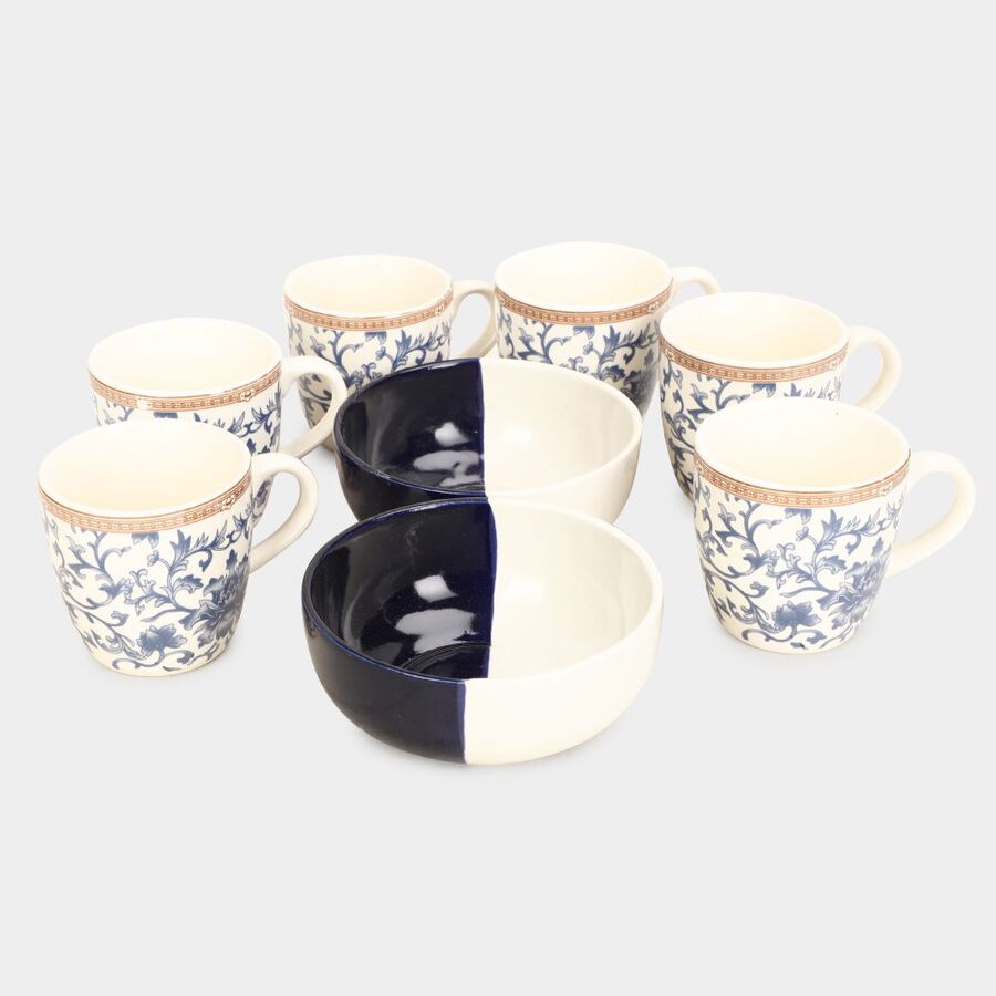 150 ml Stoneware Mug With Bowl Set, , large image number null