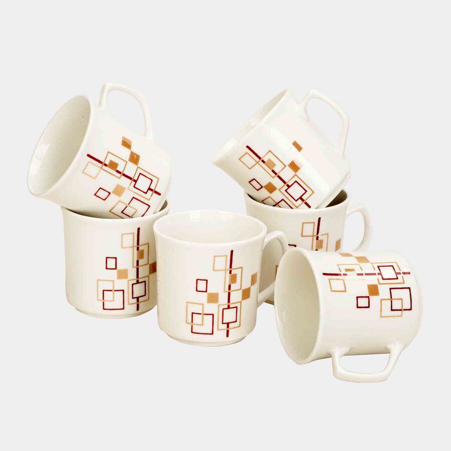 150 ml Bone China Mug, Set of 6, , large image number null