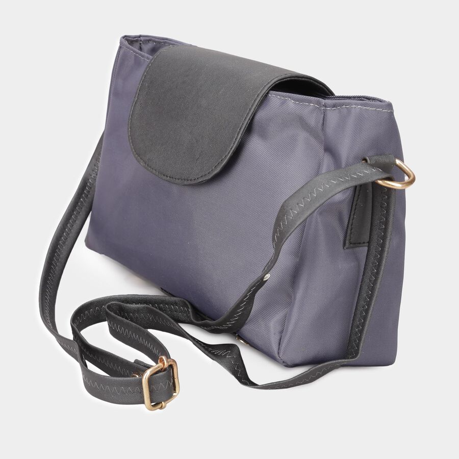 Women's Polyurethane Envelope/Zipper Sling Bag, , large image number null