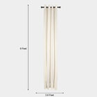 5ft. Cream Polyester Curtain, , small