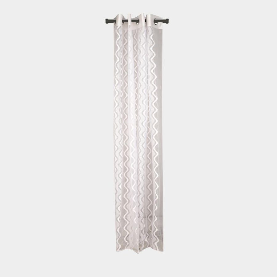 7ft. White Polyester Curtain, , large