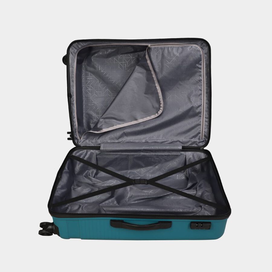 4-Wheel Green Polypropylene Hard Case Trolley, Small + Medium + Large, , large image number null