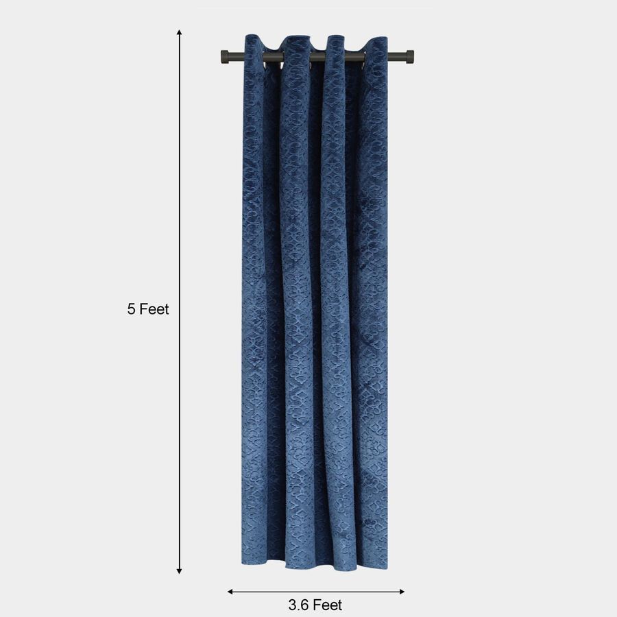 5 ft. Velvet Window Curtain, , large image number null