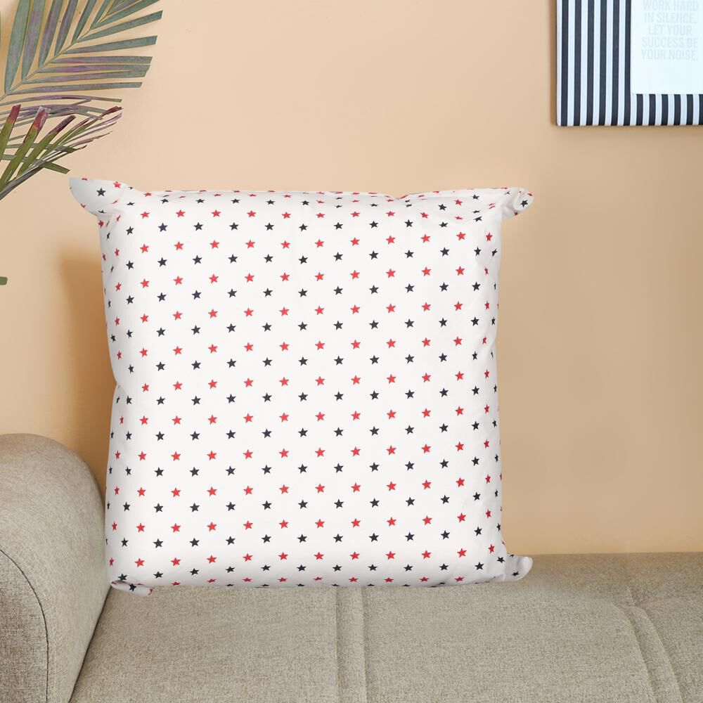 Home Beautiful                         White Polyester Cushion