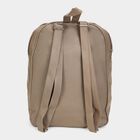 Women's Beige Polyurethane Backpack, , small image number null