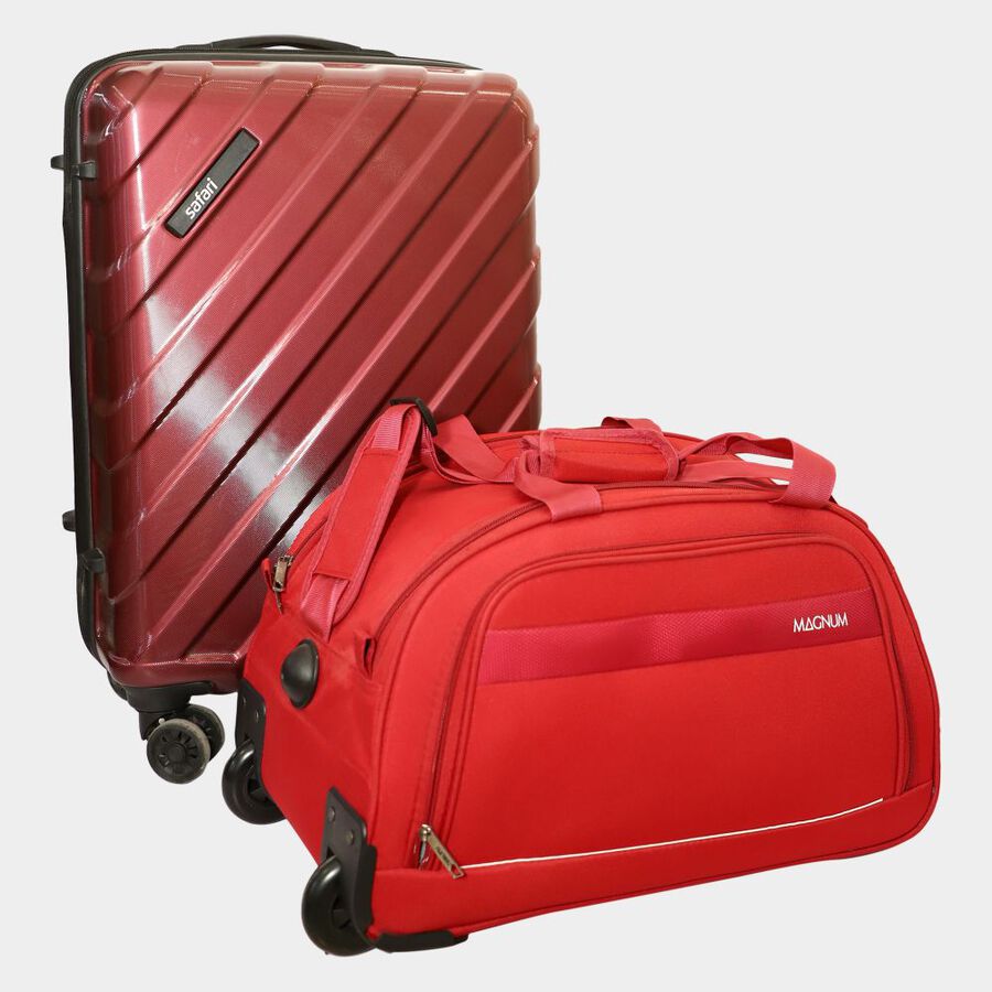 Wine Polypropylene Duffle And Upright Combo, , large image number null