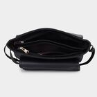 Women's Black Polyurethane Hand Bag, , small image number null