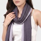 Woman's Aqua Nylon/Polyester Scarf, , small