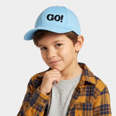 Kid's Blue Fabric Cap