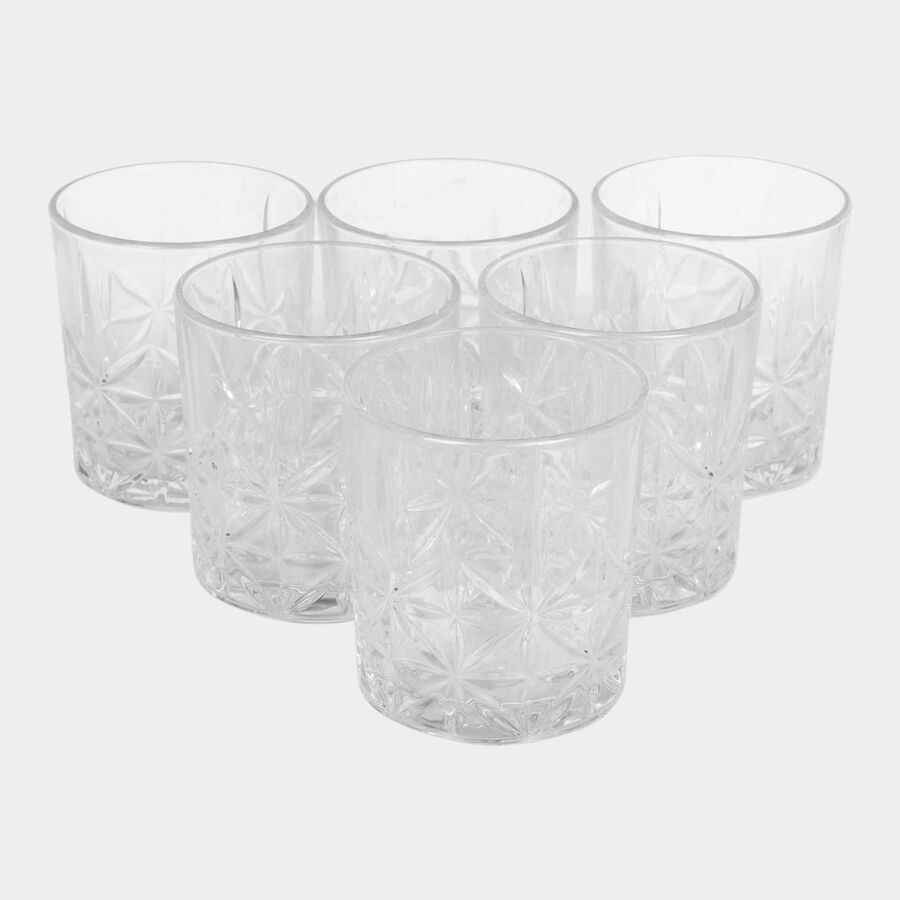 340 ml Glass Tumbler Set of 6, , large image number null