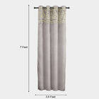 7 ft. Dark Grey Polyester Curtain, , small image number null
