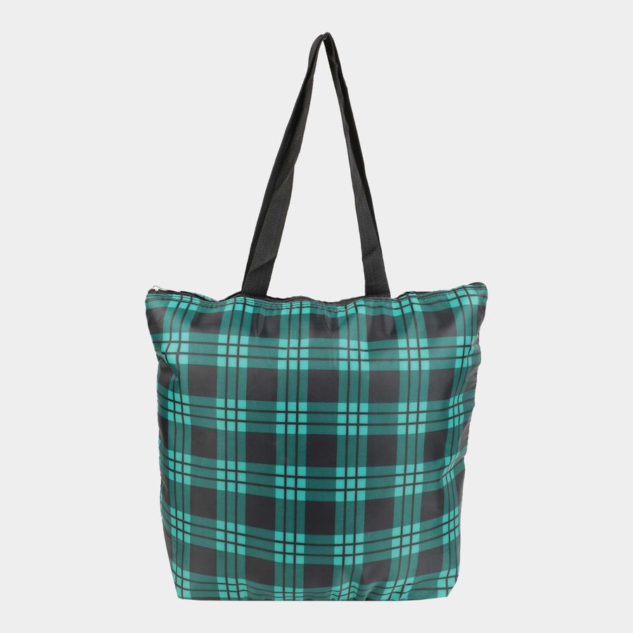 Women's Printed Fabric-Nylon Shopping Bag, Medium, , large image number null