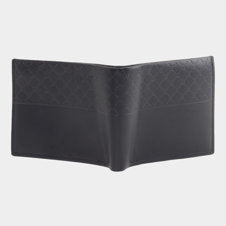 Men PU Black Wallet, , large image number null
