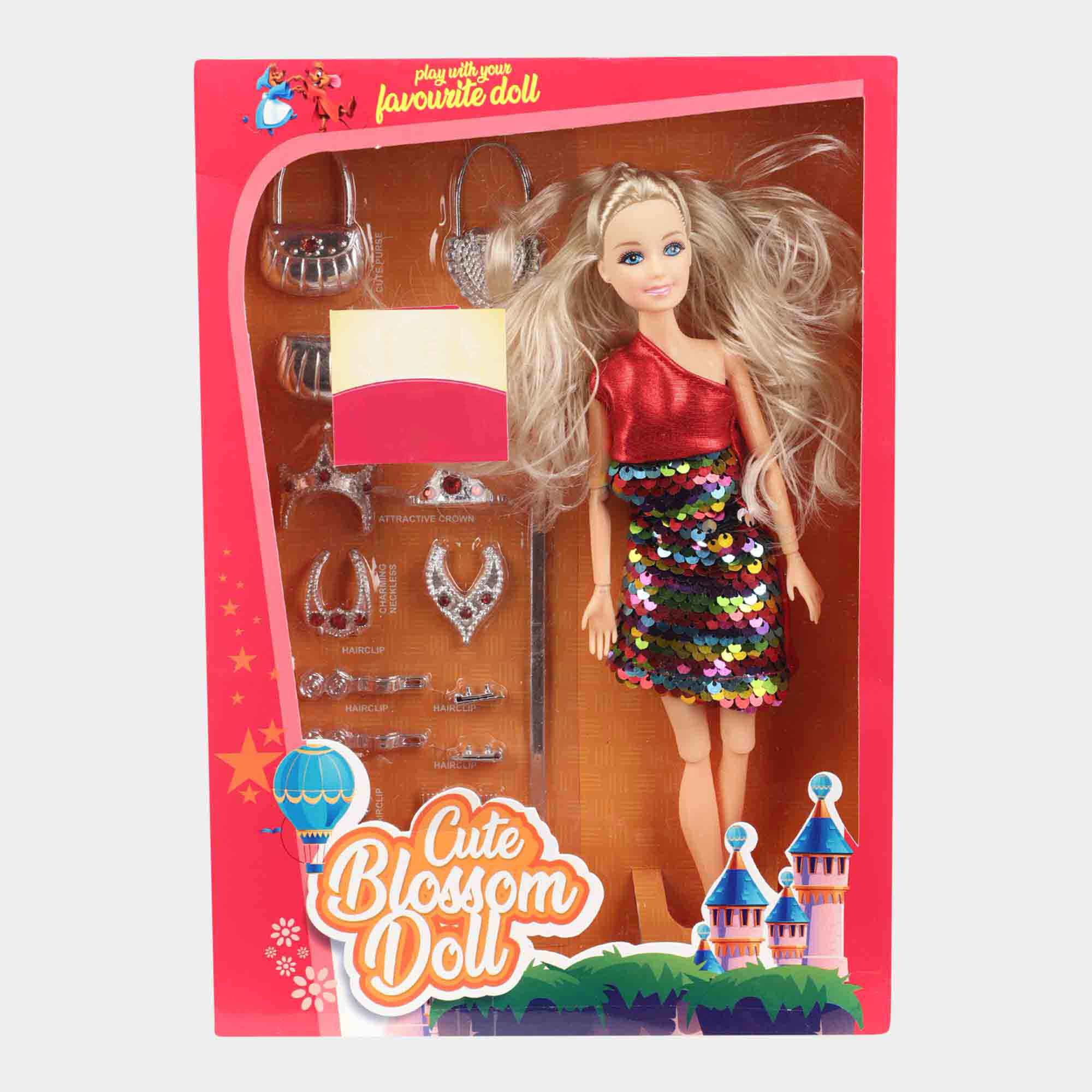 Cute Blossom Doll Set