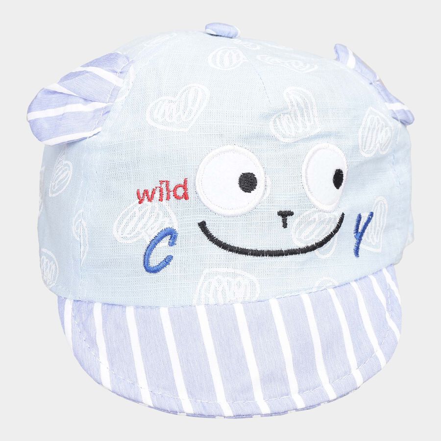 Kids' Blue Nylon Cap, , large image number null