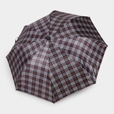 Black Checks Foldable Umbrella