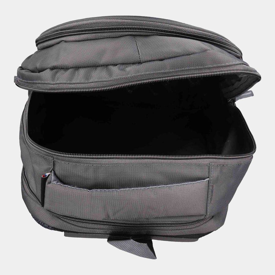 Dark Grey Polyester Backpack, Medium Size, 25 L, , large image number null