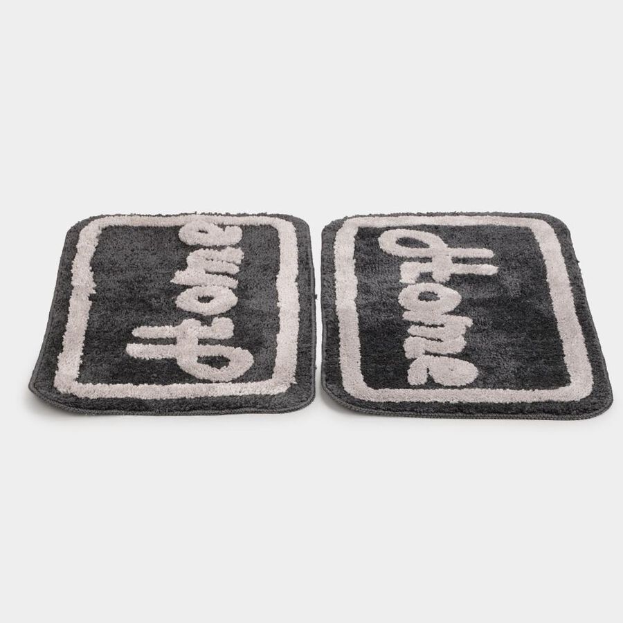 Anti-Skid Polyester Bath Mat, Set of 2, , large
