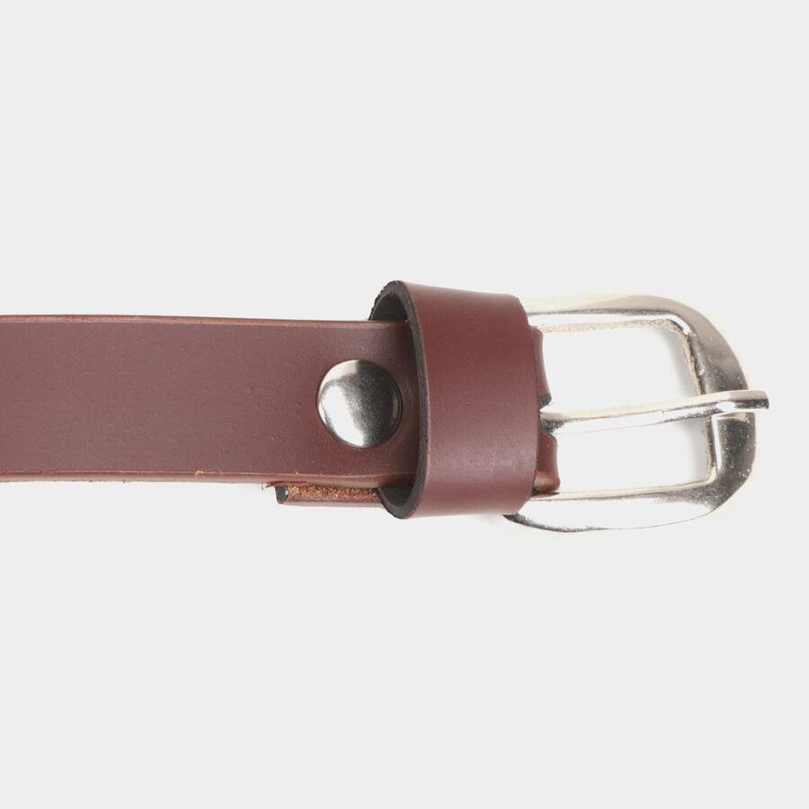 Women's Brown Polyurethane Belt, , large image number null