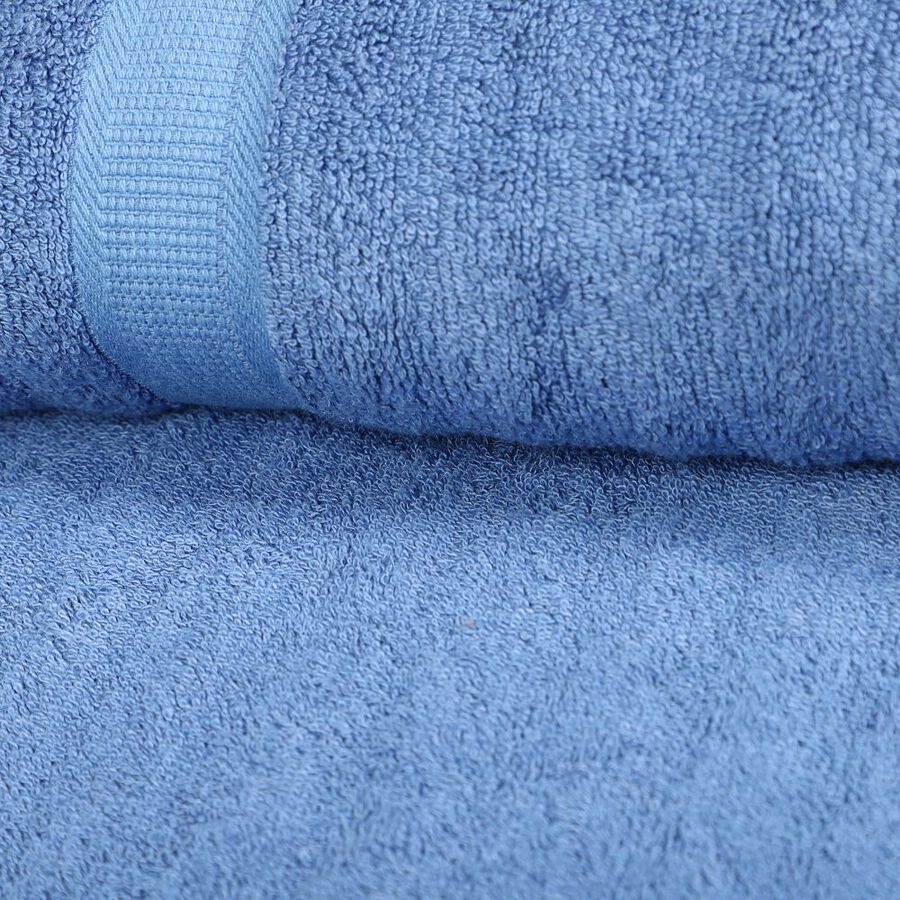 480 GSM Blue Cotton Bath Towel, , large image number null
