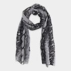 Women's Light Grey Fabric Scarf , , small