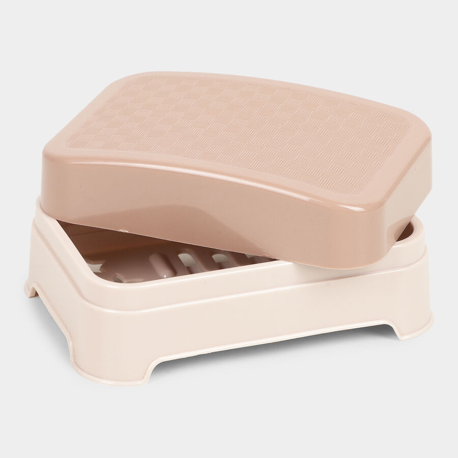 Plastic Soap Dish With Lid, , large image number null