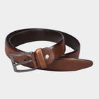 Men's Tan Polyurethane Casual Belt, , small image number null