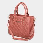Women's Peach Polyurethane Hand Bag, , small image number null