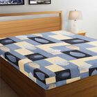 90 GSM Dark Blue Microfiber Double Bedsheet, , small image number null