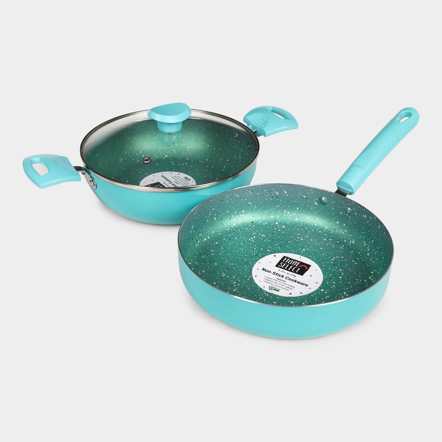 3 Ply Kadhai And Fry Pan Combo, , large image number null