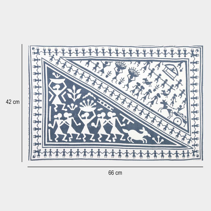 Printed Cotton Blend Pillow Cover, , large image number null