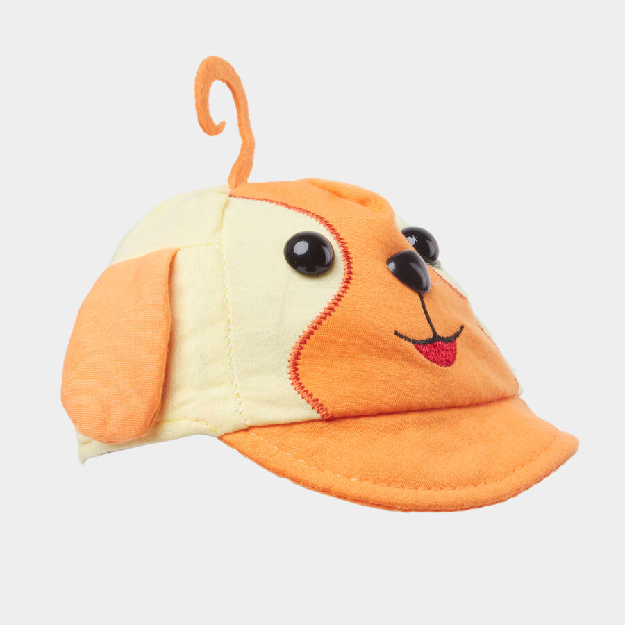 Kids' Yellow Fabric Cap, , large image number null