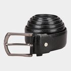 Men's Black Polyurethane Casual Belt, , small image number null