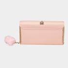 Women's Light Pink Polyurethane Clutch Bag, , small image number null