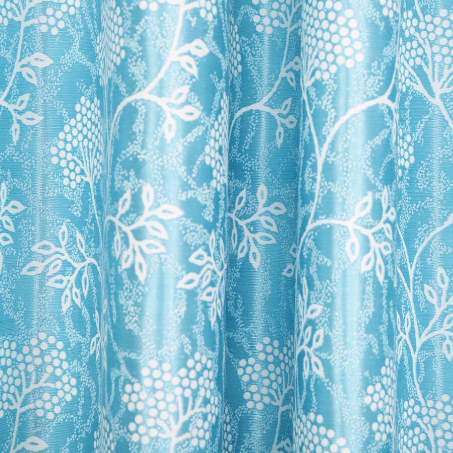 9ft. Dark Blue Microfiber Long Door Curtain, , large image number null
