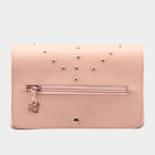 Women's Pink Polyurethane Sling Bag, , small image number null