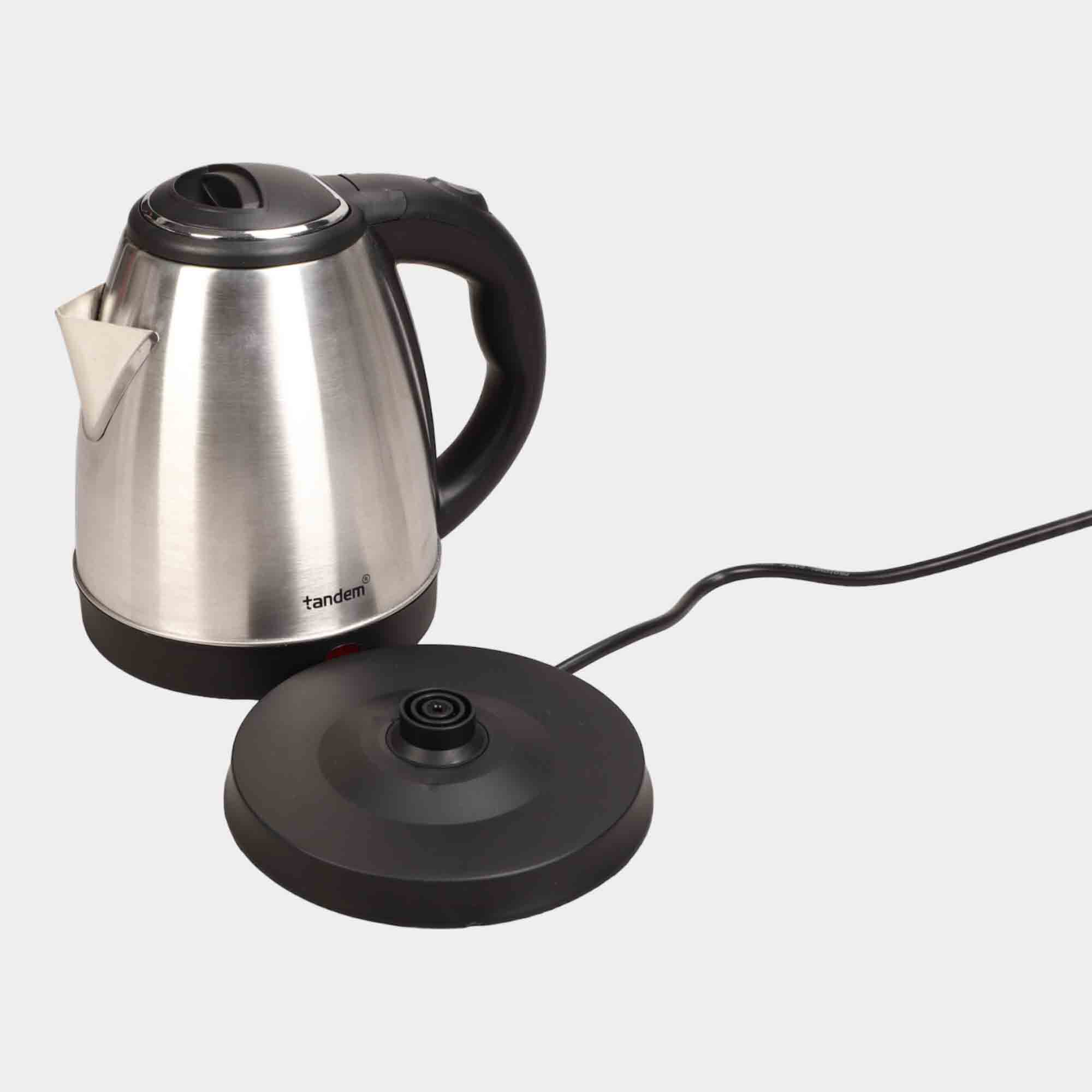 Tandem Electric Kettle 1.5L Stainless Steel Vishal Mega Mart India