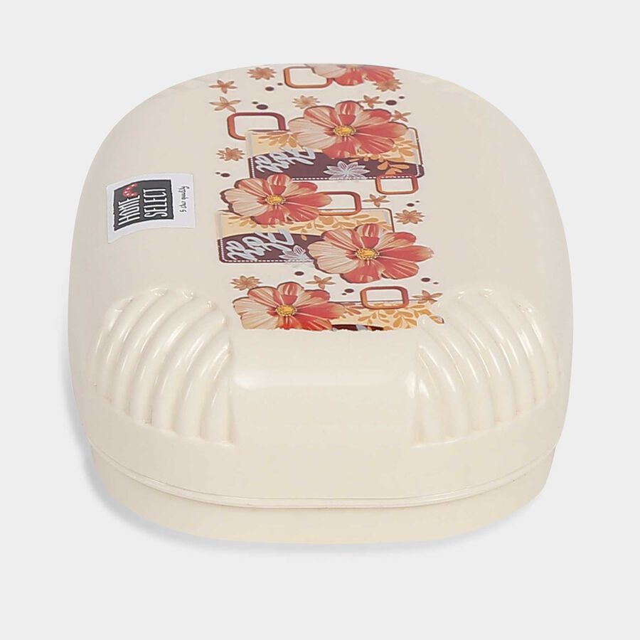 Plastic Soap Dish WithLid - Color/Design May Vary, , large image number null