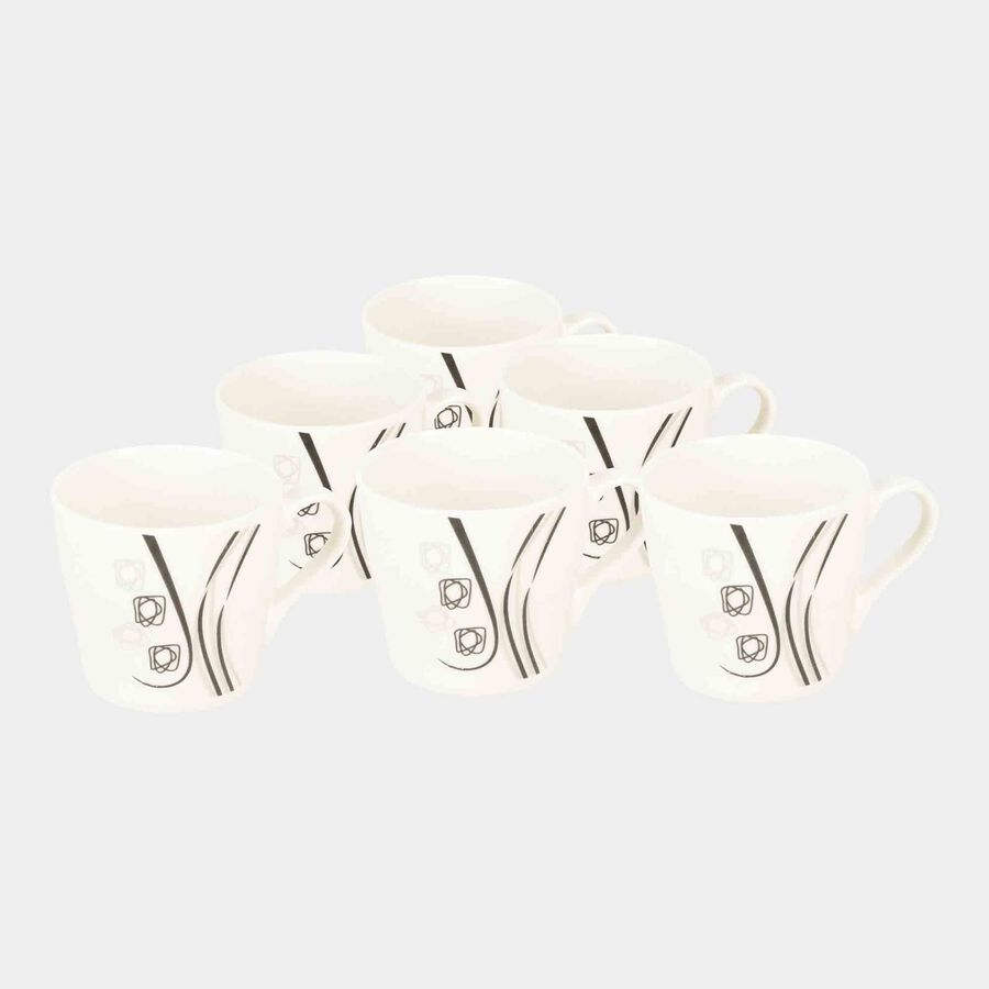150 ml Bone China Mug, Set of 6, , large image number null
