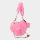 Kid's Pink Nylon/Polyester Hand Bag, , small