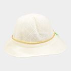 Kids' Off-White Plastic Hat, , small image number null