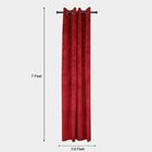 7ft. Maroon Velvet Door Curtain, , small image number null