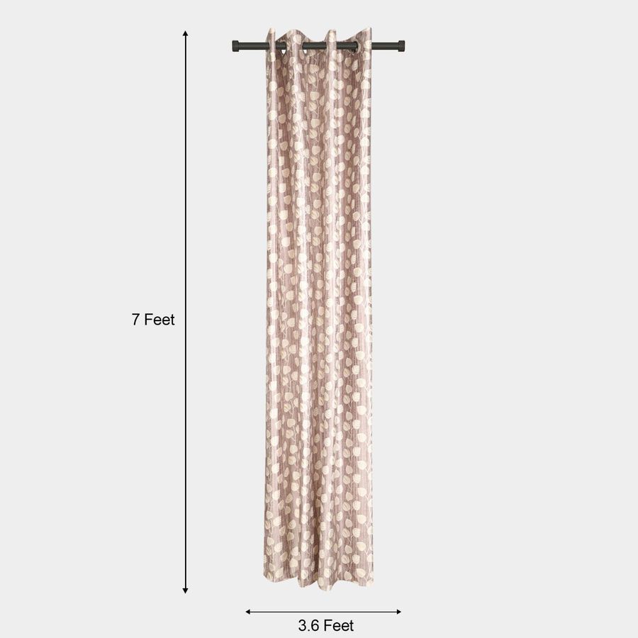 7ft. Brown Microfiber Door Curtain, , large image number null