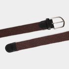 Men's Brown Canvas Casual Belt, , small image number null