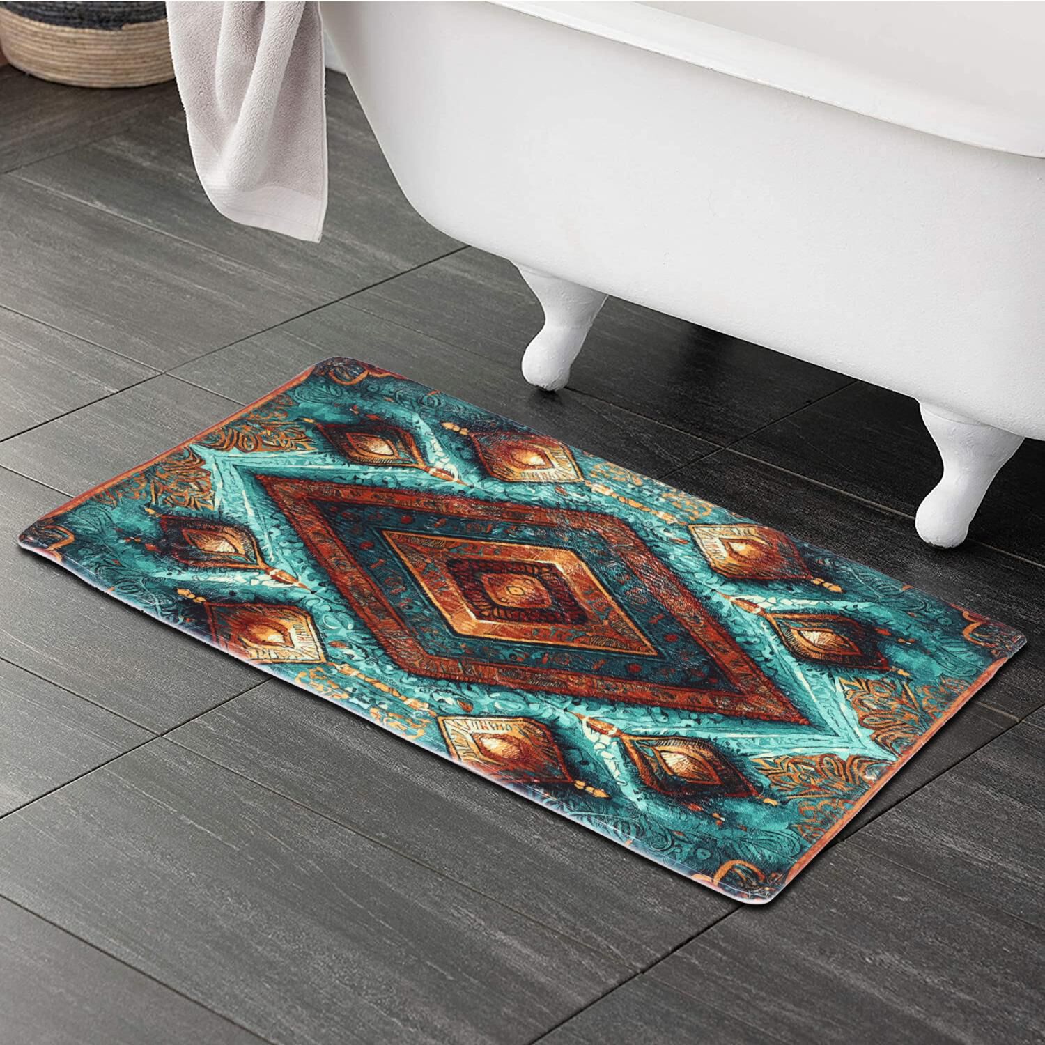 Home Beautiful                         Anti-Skid Polyester Door Mat