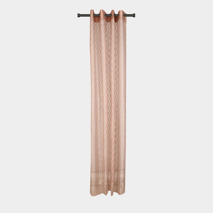 7ft. Brown Polyester Curtain, , large